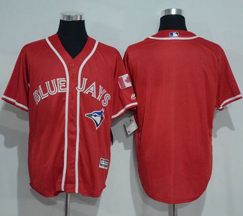 Custom Toronto Blue Jays red jersey
