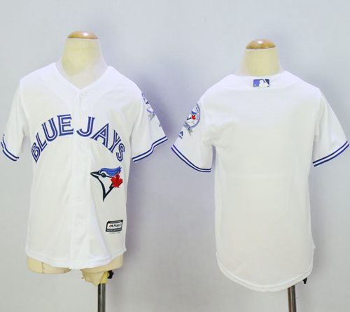 Custom Toronto Blue Jays white jersey