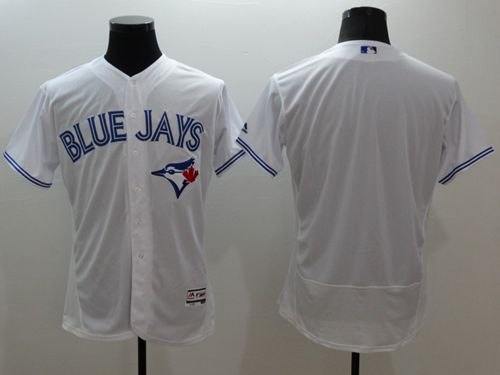 Custom Toronto Blue Jays white Authentic jersey