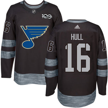 Brett Hull St. Louis Blues black jersey