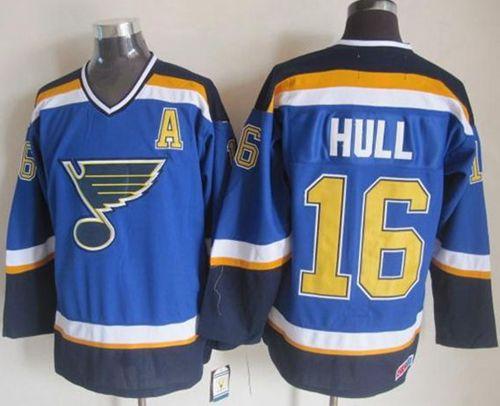 Brett Hull St. Louis Blues blue Throwback jersey