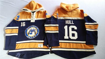 Brett Hull St. Louis Blues navy jersey