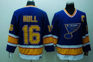 Brett Hull St. Louis Blues blue Throwback jersey