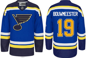Jay Bouwmeester St. Louis Blues blue Home jersey