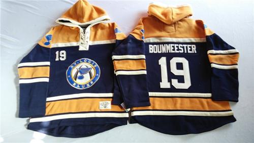 Jay Bouwmeester St. Louis Blues navy jersey