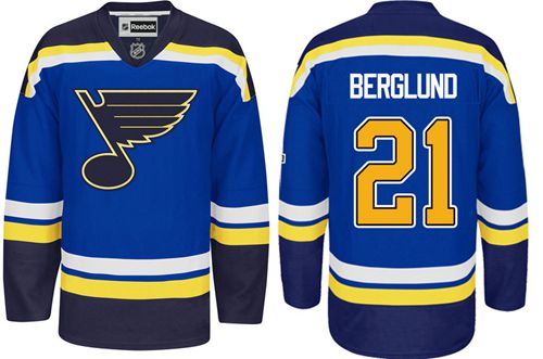 Patrik Berglund St. Louis Blues blue Home jersey