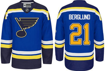 Patrik Berglund St. Louis Blues blue Home jersey