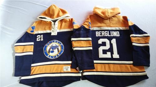 Patrik Berglund St. Louis Blues navy jersey