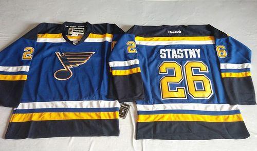 Paul Stastny St. Louis Blues blue Home jersey