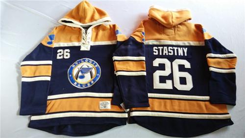 Paul Stastny St. Louis Blues navy jersey