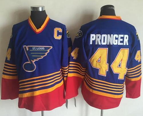 Chris Pronger St. Louis Blues blue-red Throwback jersey