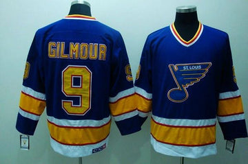 Doug Gilmour St. Louis Blues blue Throwback jersey