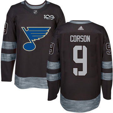 Shayne Corson St. Louis Blues black jersey