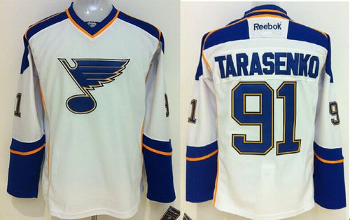 Vladimir Tarasenko St. Louis Blues white Away jersey