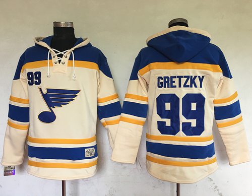 Wayne Gretzky St. Louis Blues cream jersey