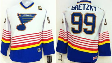 Wayne Gretzky St. Louis Blues white jersey