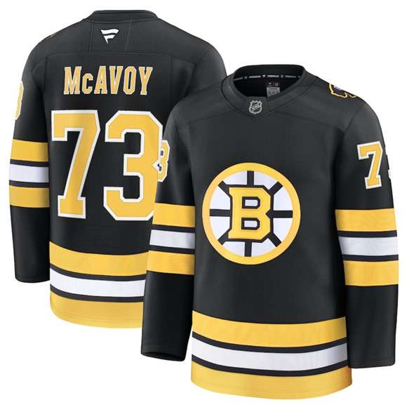 Charlie McAvoy Boston Bruins black Home jersey