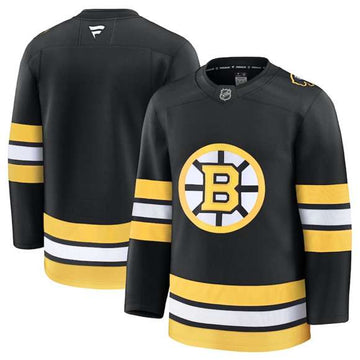 Custom Boston Bruins black Home jersey