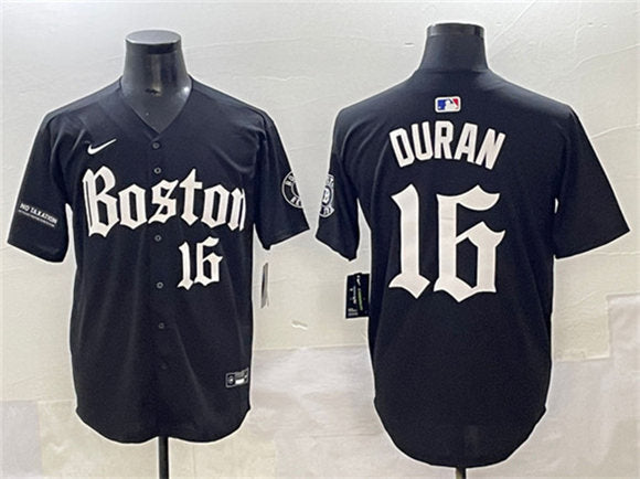 Jarren Duran Boston Red Sox black jersey