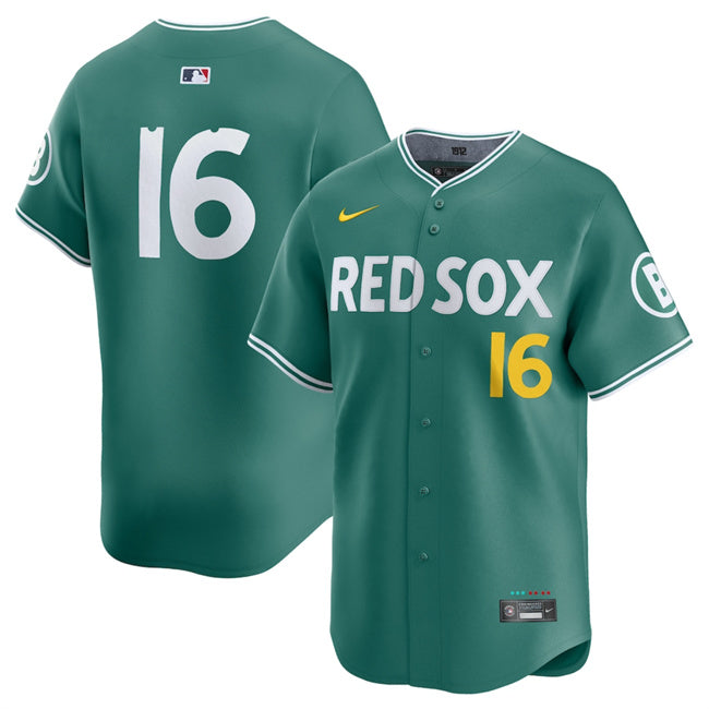 Jarren Duran Boston Red Sox green City Connect jersey