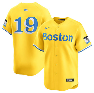 Roman Anthony Boston Red Sox gold City Connect jersey