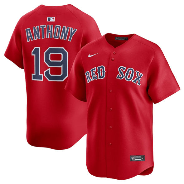 Roman Anthony Boston Red Sox red Alternate jersey