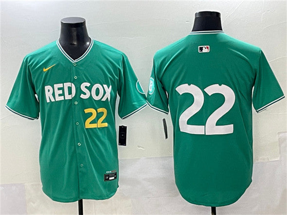 Garrett Whitlock Boston Red Sox green City Connect jersey