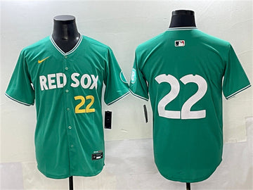 Garrett Whitlock Boston Red Sox green City Connect jersey