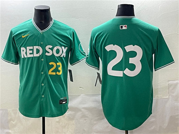 Romy Gonzalez Boston Red Sox green City Connect jersey