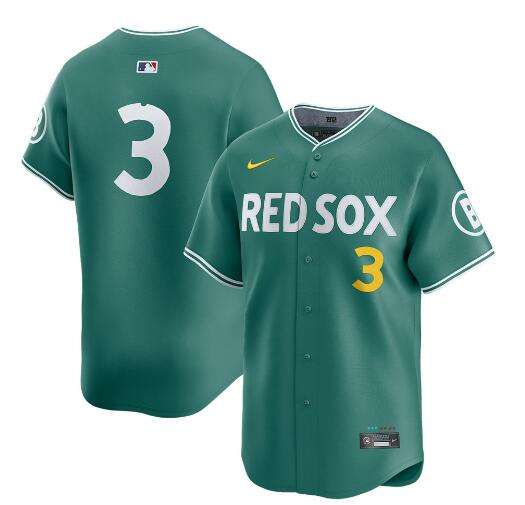 Ceddanne Rafaela Boston Red Sox green City Connect jersey