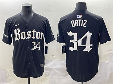 David Ortiz Boston Red Sox black jersey