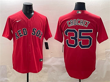 Garrett Crochet Boston Red Sox red jersey
