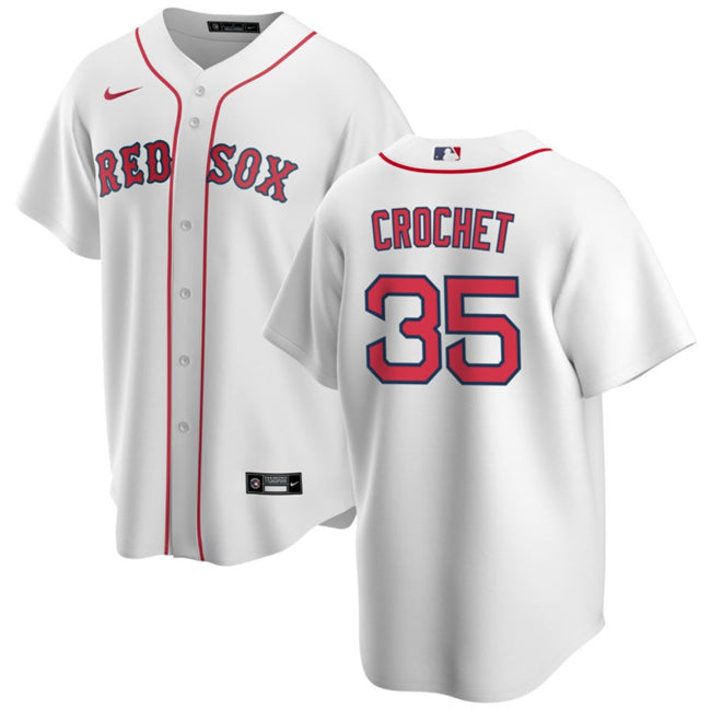 Garrett Crochet Boston Red Sox white jersey