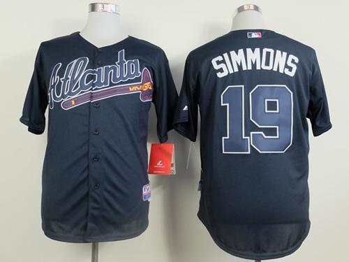 Andrelton Simmons Atlanta Braves blue jersey