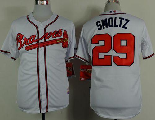 John Smoltz Atlanta Braves white jersey