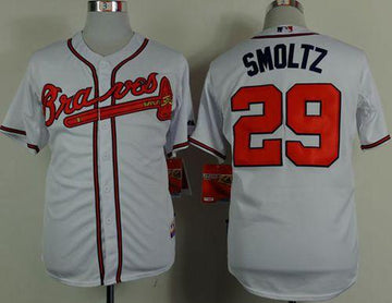 John Smoltz Atlanta Braves white jersey