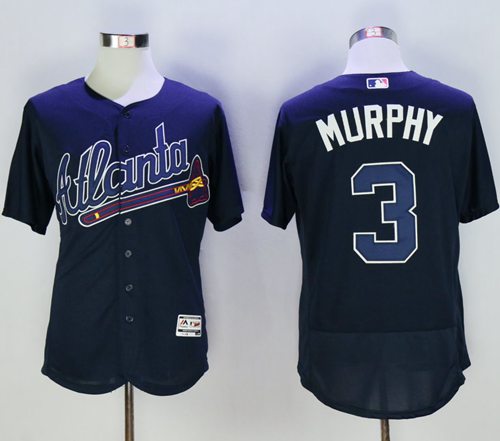Dale Murphy Atlanta Braves navy Authentic jersey