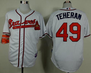 Julio Teheran Atlanta Braves white jersey