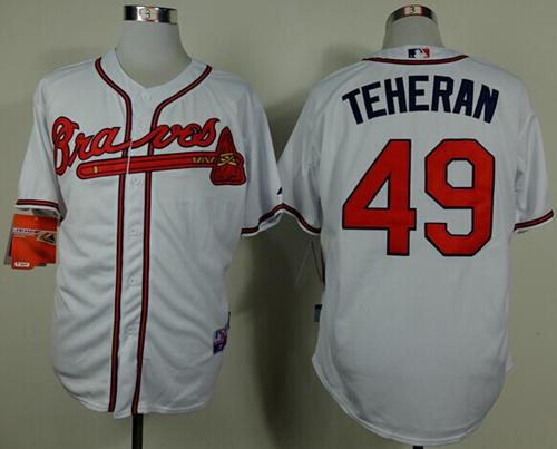 Julio Teheran Atlanta Braves white jersey