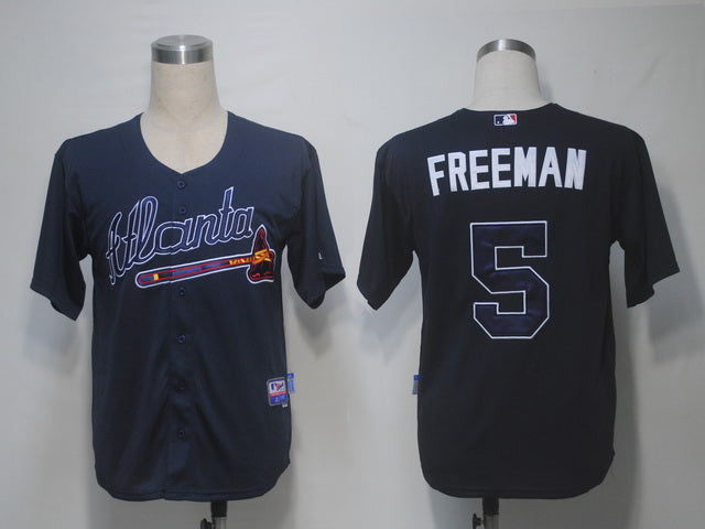 Freddie Freeman Atlanta Braves blue jersey