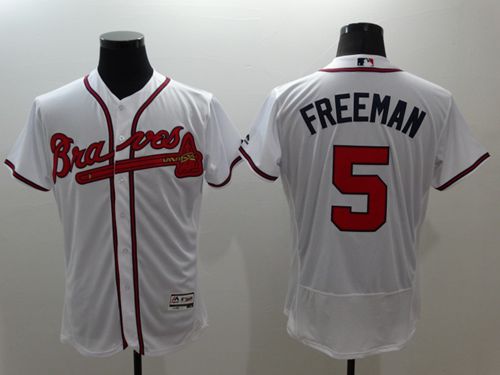 Freddie Freeman Atlanta Braves white Authentic jersey