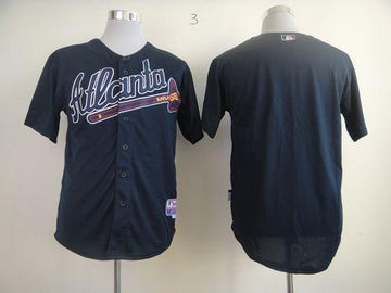 Custom Atlanta Braves blue Alternate jersey