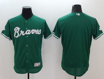Custom Atlanta Braves green Authentic jersey