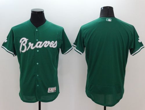 Custom Atlanta Braves green Authentic jersey