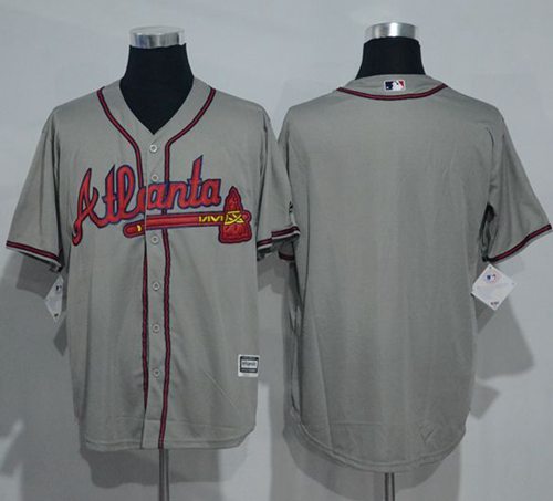 Custom Atlanta Braves grey jersey