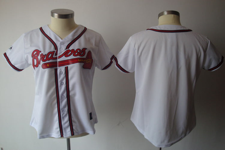 Custom Atlanta Braves white Fashion jersey