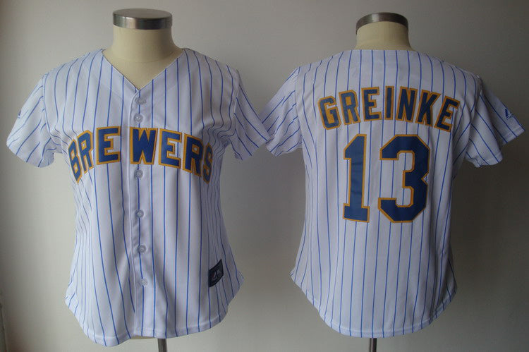 Zack Greinke Milwaukee Brewers white Fashion jersey