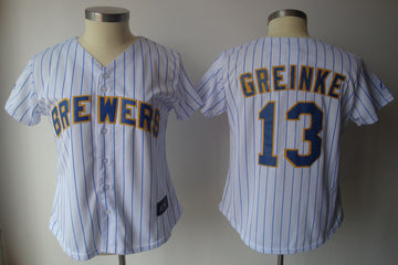Zack Greinke Milwaukee Brewers white Fashion jersey