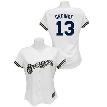 Zack Greinke Milwaukee Brewers white Fashion jersey
