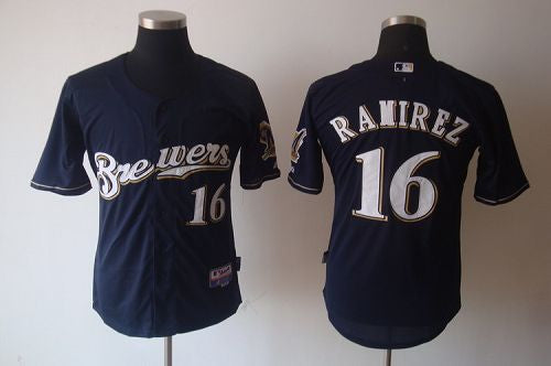 Aramis Ramirez Milwaukee Brewers blue jersey